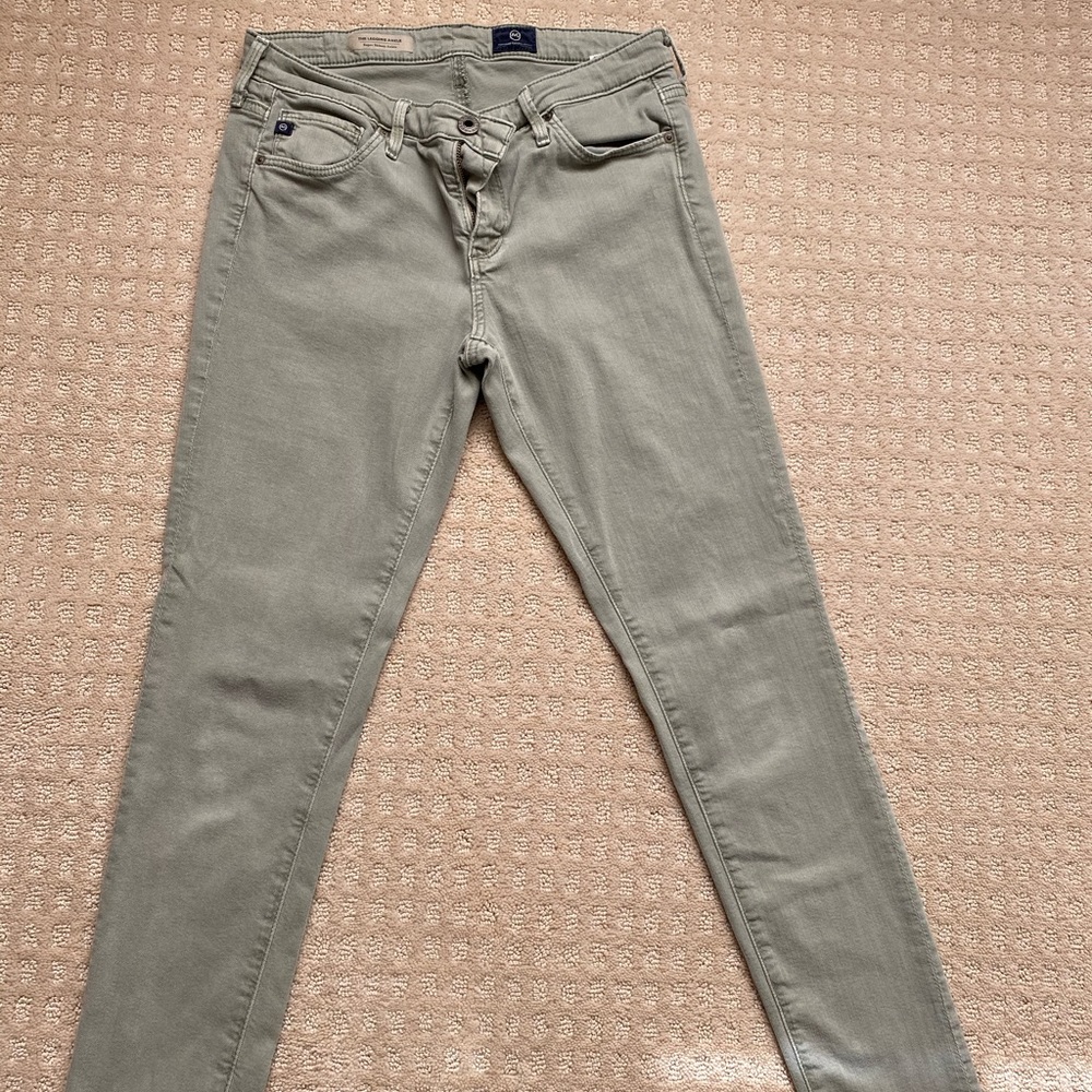 AG Legging Ankle size 28 washed green color